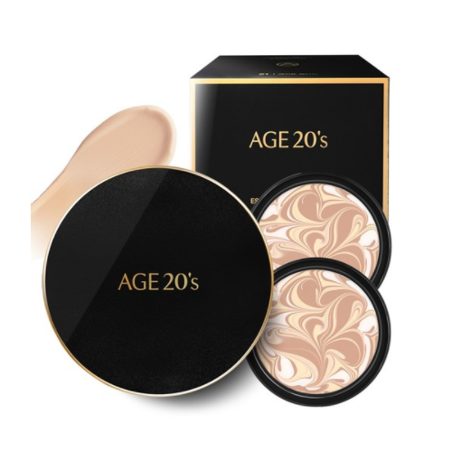 AGE 20's Signature Essence Cover Pact (Intense) Case 1p 14g + Refill 2p x 14g - $43.48