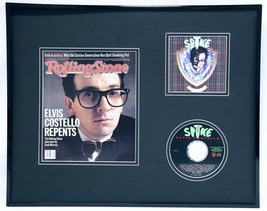 Elvis Costello 16x20 Framed Rolling Stone Cover &amp; Spike CD Display - £63.30 GBP