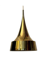 Scandinavian mid-century brass pendant lamp by Elegant Vintage Ceiling P... - $361.35
