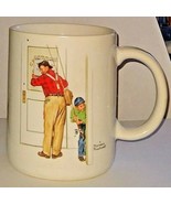 Norman Rockwell Mug Closed for Business Vintage - $31.69