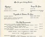 Preno&#39;s Menu Lackawanna Ave Scranton Pennsylvania - $17.82