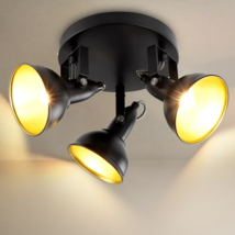 Depuley 8.3" 3-light Industrial Ceiling Spot Track Light Wall lamp with ... - $42.74