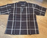 Plaid Button Up Short Sleeve Shirt NOS Regal Wear Mens 2XL NEW - $14.84