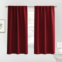 Ryb Home Living Room Curtains 63 Inch Length, Room Darkening Energy, 2 Panels - £27.96 GBP