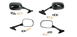 Emgo Carbon Fiber Look Left/Right Mirrors For 2002-2003 Suzuki GSX-R750 GSXR 750 - £36.09 GBP