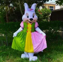 New Easter Bunny Girl Mascot Costume Halloween Party Character Birthday ... - $390.00