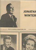 Jonathan Winters Jack Lescoulie 1965 ad original clipping magazine photo 1pg 9x1 - £3.84 GBP