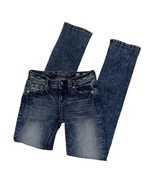 Miss Me Girls Straight Leg Denim Blue Jeans Style JK5151S140 Kids Youth 12 - £19.65 GBP