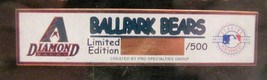 Arizona Diamondbacks Ballpark Bears Pin Set - Inaugural Season  LIMITED EDITION - £18.03 GBP