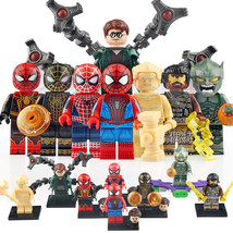 8pcs Spider-Man No Way Home Doctor Octopus Electro Sandman Goblin Minifigures - £17.57 GBP