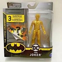 Gold Joker DC Comics Action Figure The Caped Crusader 4 in NEW - £9.34 GBP