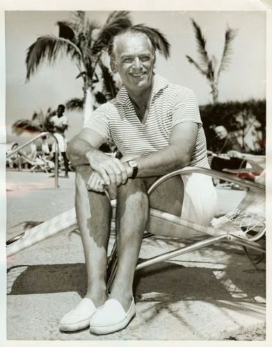 Primary image for Vintage Douglas Fairbanks Jr. Nassau Bahamas Photo