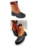 $60 Skechers Windom Plaid Town Suede Leather Boots Duck Winter Rain Wate... - £36.63 GBP