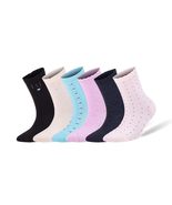 AWS/American Made 6 Pairs Soft Bamboo Socks Women Crew Socks with Gift Box - £18.67 GBP