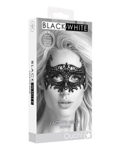 Shots Ouch Black &amp; White Lace Eye Mask Empress Black - $15.98 CAD