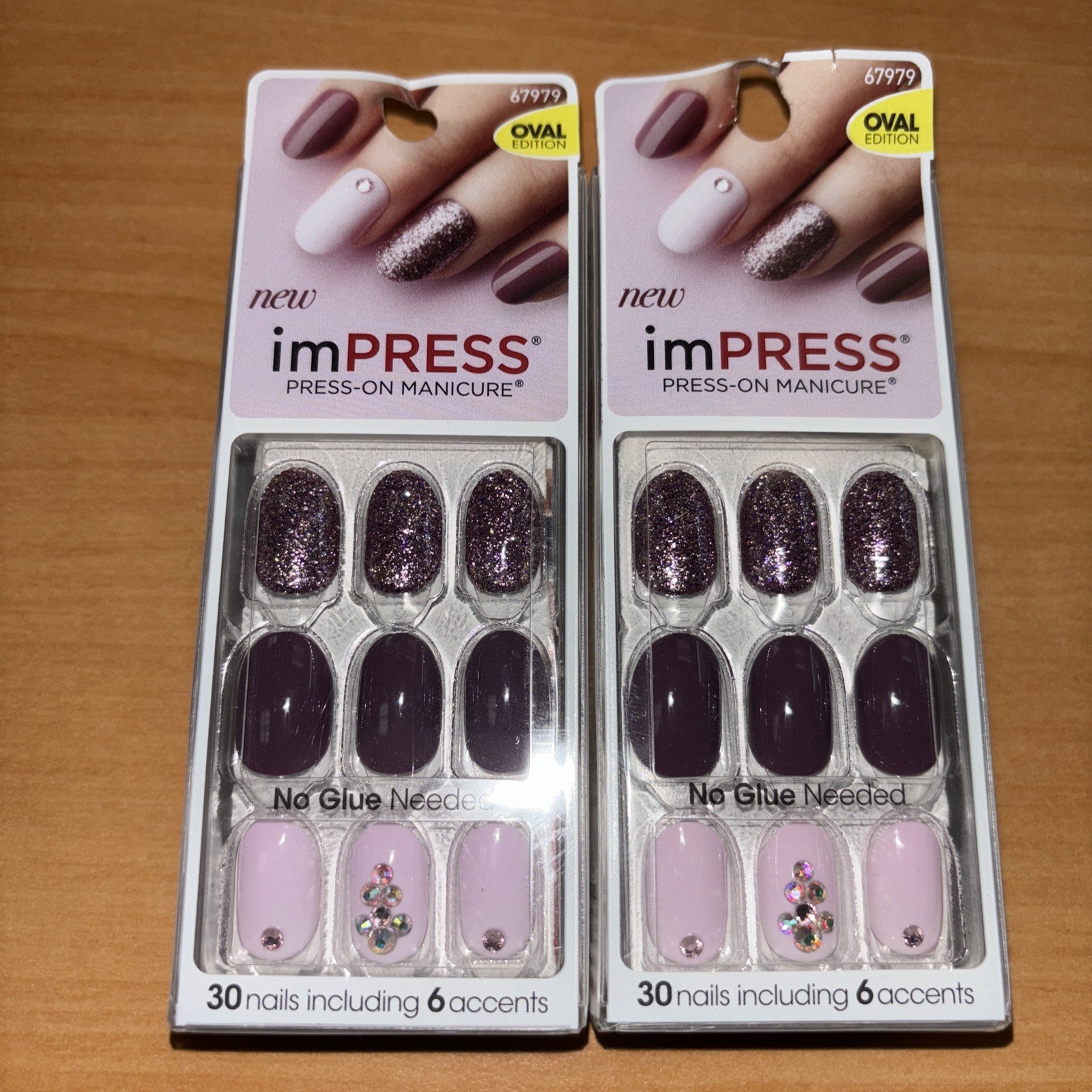 2 Pack~Kiss imPRESS Press-on Manicure Nails #67979 So Unexpected - $10.77