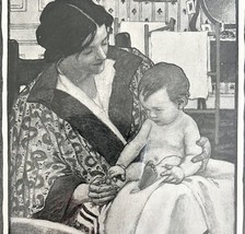 Ivory Soap Advertisement 1901 Jessie Willcox Smith Mother And Baby Art D... - £22.59 GBP