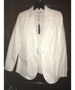 REBECCA MINKOFF Merilee One Button Jacket Blazer Stretch Cotton Sz 0 new - $139.97 CAD