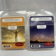 (2) CANDLE WARMERS ETC. Aromatherapy Scented Wax Melt Dream &amp; Energize 2... - $186.25 MXN