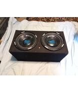 2 12 Soundstream Spyder Subwoofers With Deep Box SW - 12SE 4 Ohm  - $297.00