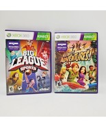 Big League Sports &amp; Kinect Adventures (Microsoft XBOX 360) Soccer Golf G... - £11.61 GBP