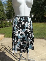 Nwot Diane Von Furstenburg Fab Silk Print Skirt 4 - £56.12 GBP