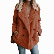 Jocoo Jolee Female Warm Faux Coat Women Autumn Winter Teddy Coat Casual Oversize - £35.06 GBP