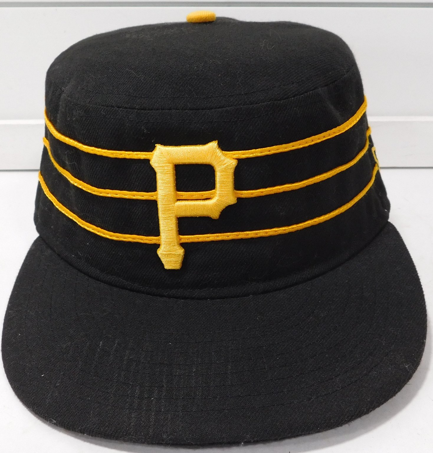 Pittsburgh Pirates Hat New Era 7 1/2 Wool MLB Official On-Field 3 stripes - $28.71