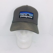 Patagonia Logo Gray Mesh SnapBack Trucker Hat Baseball  Cap Outdoors Hiking - £15.49 GBP
