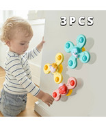 Spinner Toy Baby Rattles Suction Cup Bath Fingertip Fun Spinning Cartoon... - $10.81 CAD