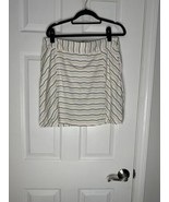 FAIRWAY &amp; GREENE Woman’s Striped Golf Skort EUC Size 8 Zipper Close Back... - $21.15 CAD
