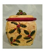 &quot;Make The Season Bright&quot; Ceramic Christmas Covered Candy Dish - NIB! Fas... - $13.49 CAD