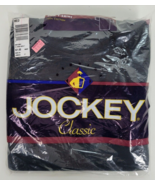 NIP Vintage Jockey Classic 3 Pack Crew Neck Cotton T-Shirt Black 1999 Sz M - $34.65