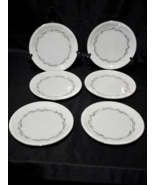 Vintage NORITAKE GRAYWOOD 8&quot; Luncheon / Salad Plate - Set Of 6 - Circa 1960 - $43.18