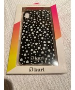 Kurl iPhone Xs MAX Protective Case Black Fashion Printed Phone Case Bran... - £6.99 GBP
