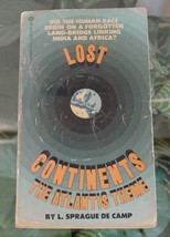 1975 L. Sprague De Camp Lost CONTINENTS-THE Atlantis Theme 1st Ballantine - £11.98 GBP