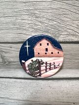 Art Tile Cherokee Native American Signed Jeanne Artist Wall Christmas - $18.81