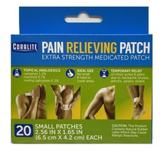 Coralite Extra Strength Medicated Pain Relief Patch (40 Patches) NEW 2 B... - $14.22