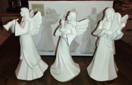 Mikasa Holy Night Nativity 3 Angel Figurines White Fine Porcelain KT421/... - $39.99
