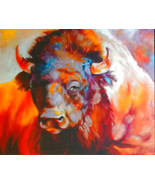 Marcia Baldwin &quot;Bull&quot;, Limited Edition Giclee on Canvas, W/COA - $671.62 CAD