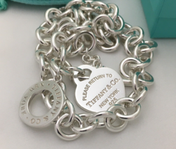 16&quot; Please Return to Tiffany &amp; Co Heart Tag Toggle Necklace Newest Version - $685.00