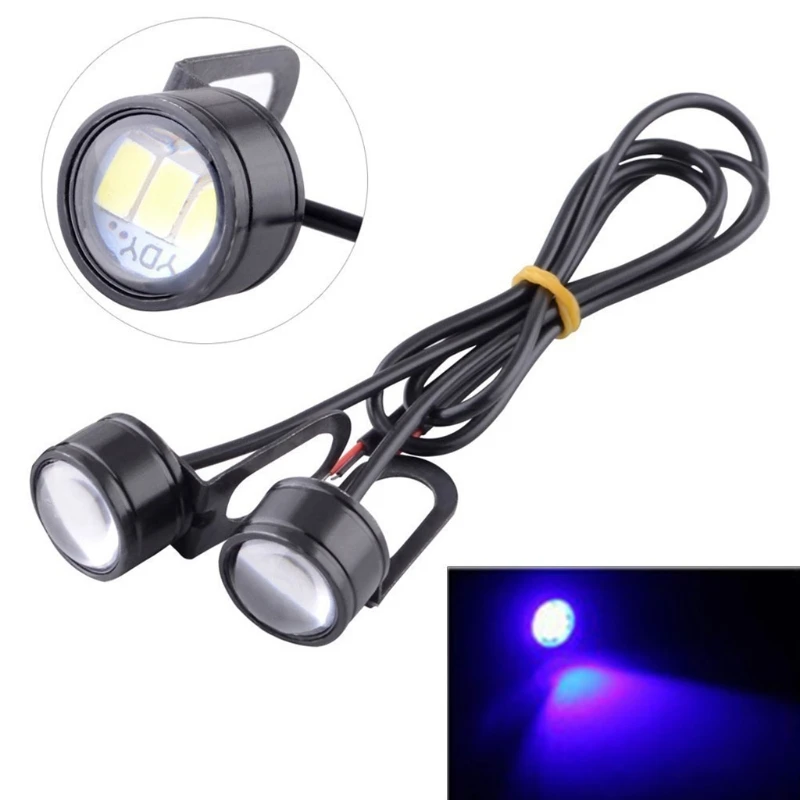 2Pcs Motorcycle Scooter Eagle Eye Flash Light LED Strobe Lights 12V Indicator Li - $133.14