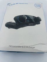 Car Bluetooth FM Transmitter MP3 Player Hands free Radio Adapter Kit USB... - £22.29 GBP