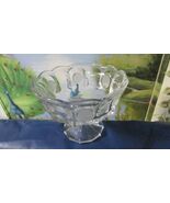 Fostoria Pedestal Coin Bowl 6 X 8 1/2&quot; Vintage - €61,26 EUR
