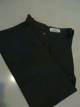 Red Kap Chino Work Pants Mens Size 30/ 37 Blue Straight Leg Polyester Blend  - £22.67 GBP