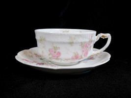 Haviland Limoges Pink Floral Teacup # 23211 - £10.24 GBP