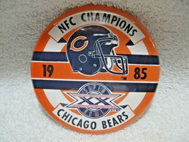 Vintage 1985 NFC CHAMPIONS CHICAGO BEARSSUPER BOWL XX-Pin Back Button-Fo... - £13.51 GBP