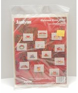 Janlynn Christmas Cross Stitch Kit 50-270 Holiday Log Carrier Ornaments ... - £44.76 GBP