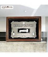 ROLLS ROYCE Advertising Mirror Vintage Art Deco Design Silver Tones And ... - $1,372.49 MXN