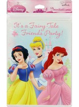 Disney Fairytale Friends Birthday Party Invitations 8 Ct Birthday Party Supplies - £3.87 GBP